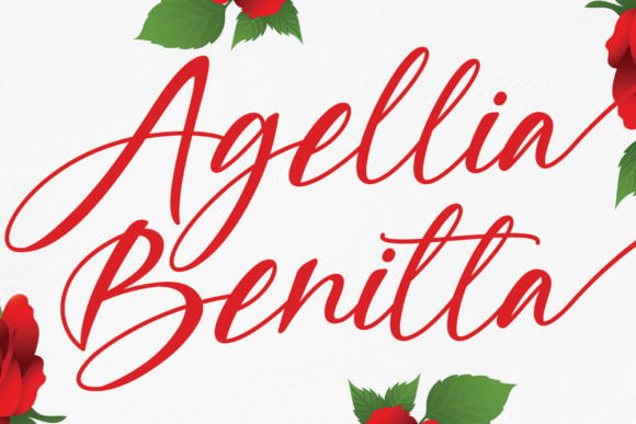 Agellia Benitta: A Delicate Handwritten Font for Editorial Elegance