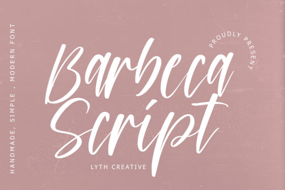 Barbeca: A Premium Font for Elegant Handmade Creations