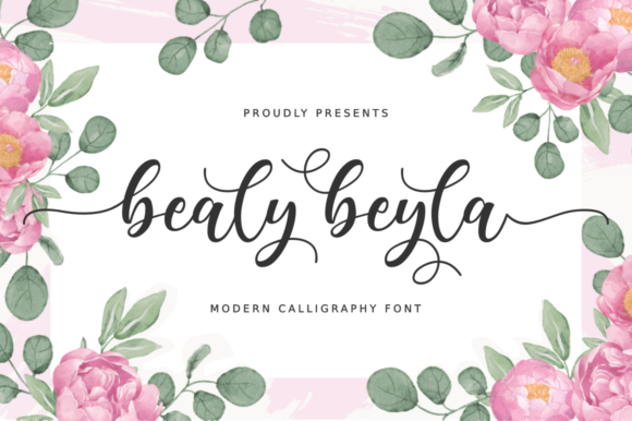 Bealy Beyla: Elevate Your Brand with This Elegant Script Font