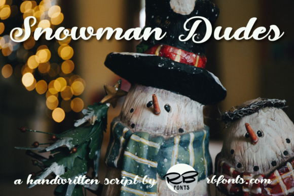 Bring Joy to Your Winter Creations with Snowman Dudes Font