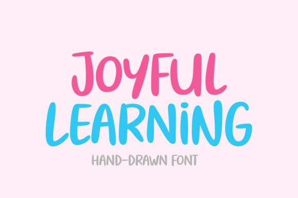 Bring Your Creations to Life with Joyful Learning Font