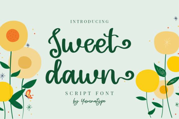 Bring Your Creations to Life with Sweet Dawn Font