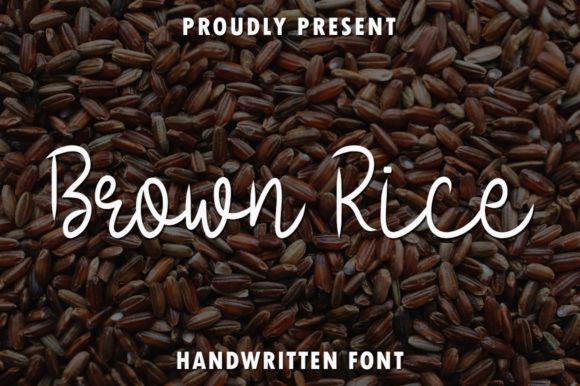 Brown Rice: A Charming Handwritten Font for Crafters