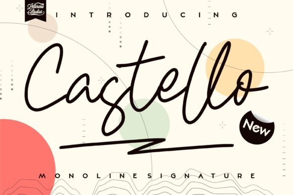 Castello: A Handwritten Font for Polished Branding