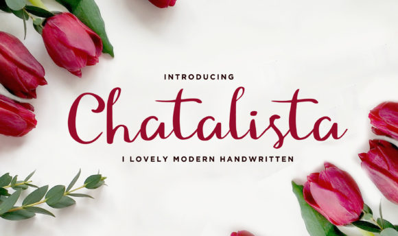 Chatalista: The Handwritten Font for Creative Makers