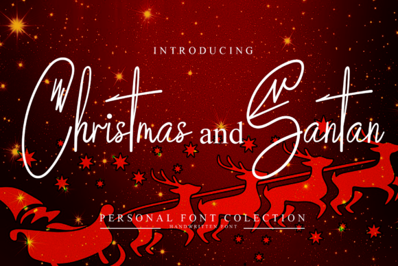 Christmas and Santan: A Charming Handwritten Font for Creative Projects