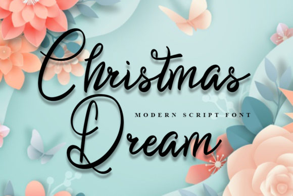 Christmas Dream: A Charming Handwritten Font for Elegant Branding