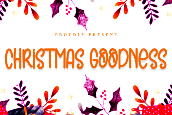 Christmas Goodness: A Whimsical Font for Editorial Charm