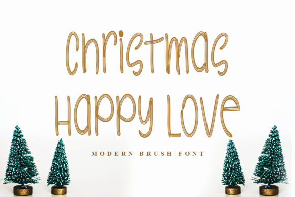Christmas Happy Love: A Modern Script Font for Web Design