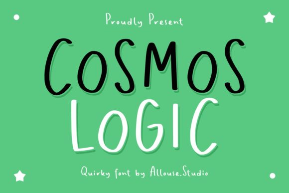 Cosmos Logic: A Quirky Handwritten Font for Engaging Visuals