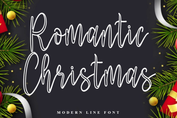 Designing with Romantic Christmas: A Cursive Font for Branding