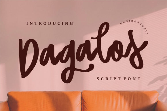 Discover Dagalos: A Handwritten Font for Elegant Design