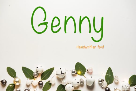 Discover Genny: A Charming Handwritten Font for Creative Projects