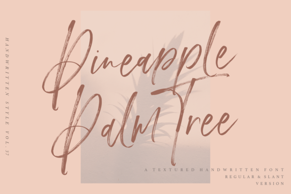 Discover Pineapple Palm Tree: A Classy Handwritten Font