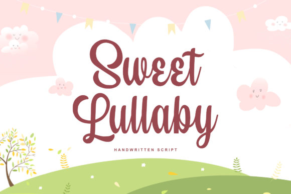 Discover Sweet Lullaby: A Charming Handwritten Font for Web Design