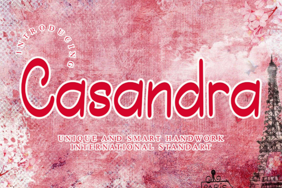 Discovering Casandra: A Handwritten Font for Editorial Elegance