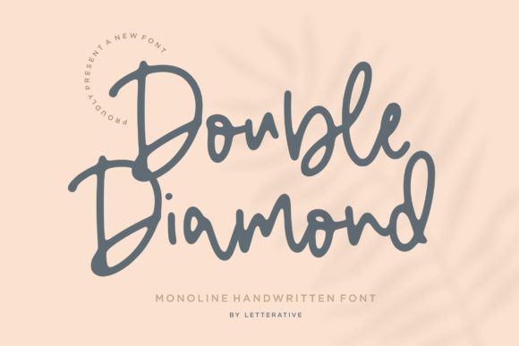 Double Diamond: A Handwritten Font for Eye-Catching Campaigns