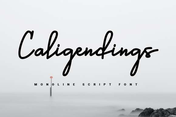 Elevate Your Brand with Caligendings Font