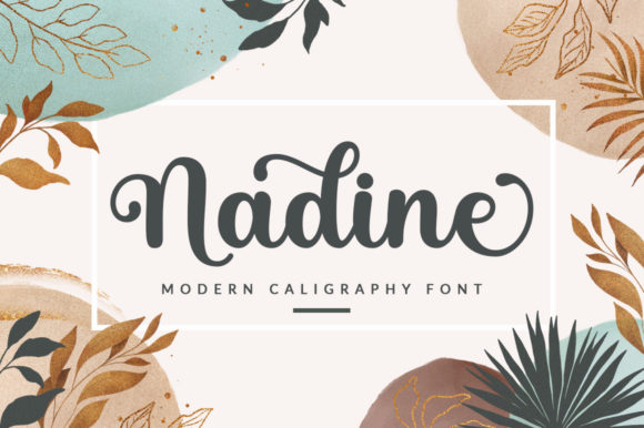 Elevate Your Editorial Design with Nadine Font