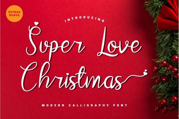 Enhance Your Brand with Super Love Christmas Font