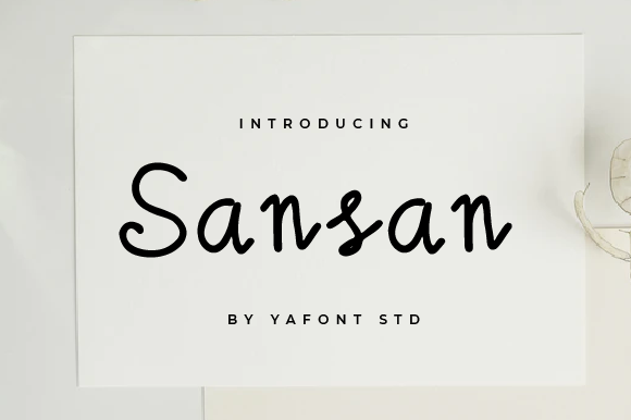 Enhance Your Craft Projects with Sansan Font