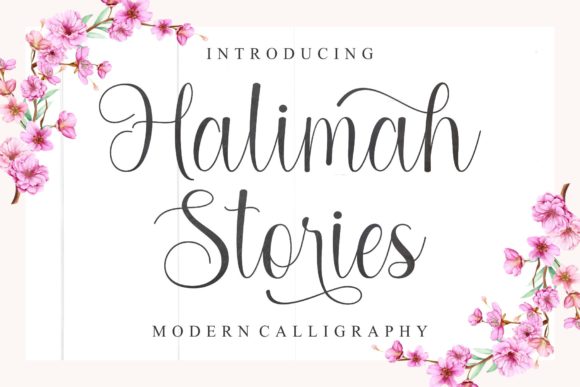 Halimah Stories: A Font for Elegant Editorial Design