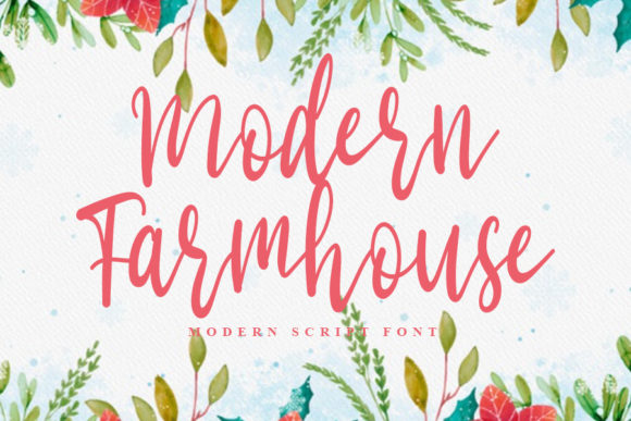 Modern Farmhouse: A Versatile Handwritten Font for Web Design