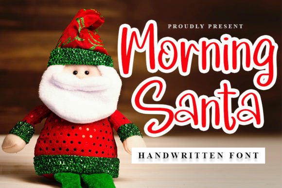 Morning Santa: A Handwritten Font for Editorial Charm