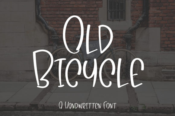 Old Bicycle: A Quirky Handwritten Font for Creative Branding