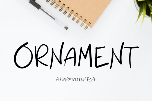 Ornament: A Charming Handwritten Font for Creative Makers