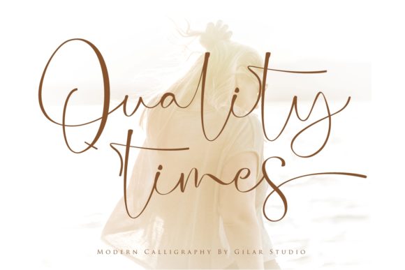 Quality Times: A Charming Calligraphy Font for Crafters