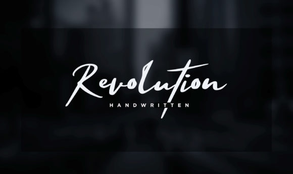 Revolution: A Bold and Beautiful Handwritten Font for Web Design