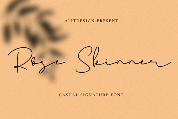 Rose Skinner: A Romantic Script Font for Web Design