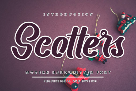 Scotters: A Charming Handwritten Font for Creative Makers