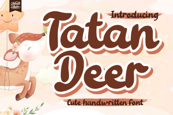Transform Your Brand with Tatan Deer: A Charming Script Font