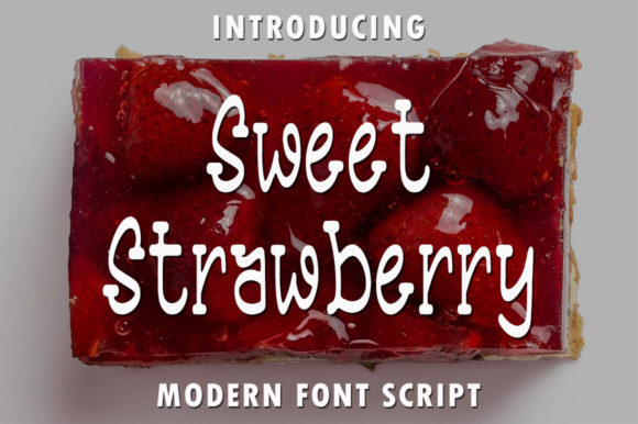 Unleash Creativity with Sweet Strawberry Font