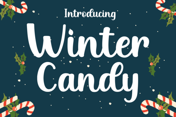 Winter Candy: A Charming Script Font for Creative Branding