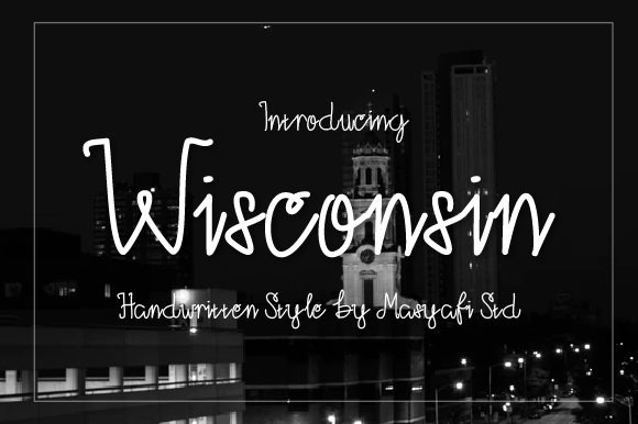 Wisconsin: A Delicate Handwritten Font for Branding