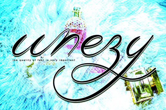 Wnezy: A Handwritten Font for Elegant Editorial Design
