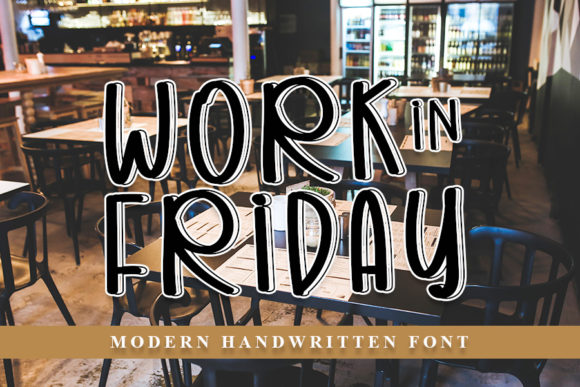 Work in Friday: A Handwritten Font for Creative Web Design